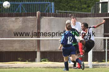 Volley on the Turn, Cup Final Playing for Tooting & Mitcham FC